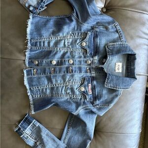 Hudson Jeans Blue Jean Jacket Classic Trucker Style